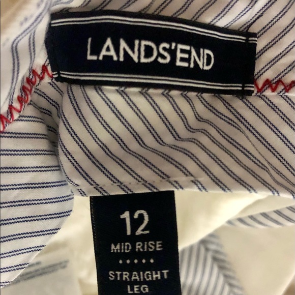 NEW, with tags - white chino crop - size 12 - Picture 7 of 8